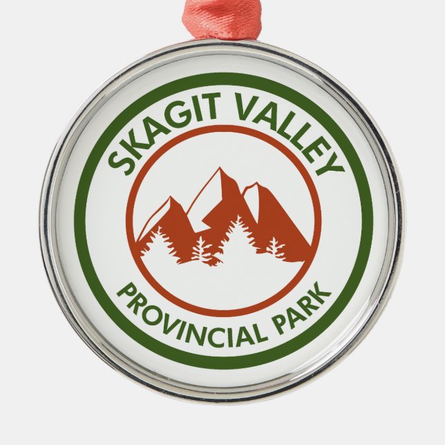 Skagit Valley Provincial Park Ornament Aus Metall (Vorne)