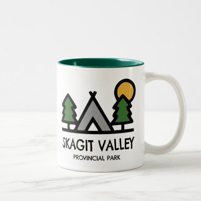 Skagit Valley Provincial Park Zweifarbige Tasse (Rechts)