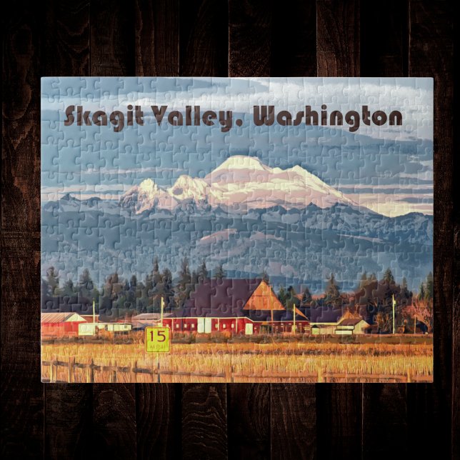 Skagit Valley WA Farm Mount Baker (Von Creator hochgeladen)