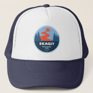 Skagit Wild und Landschaftlicher Fluss Washington Truckerkappe