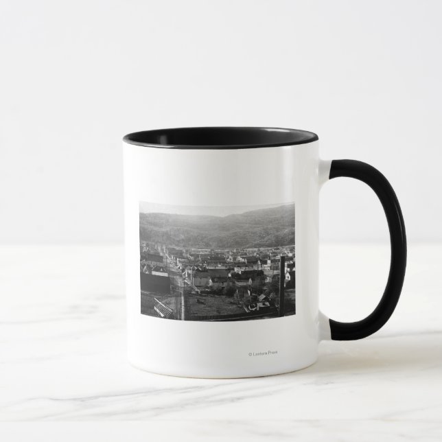 Skagway, Alaska Ansicht der 5th Avenue Foto Tasse (Rechts)