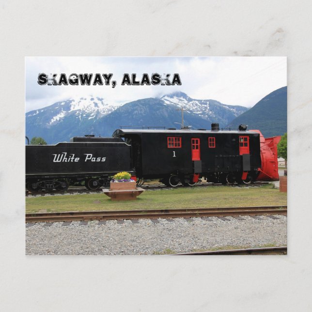 Skagway, Alaska Postkarte (Vorderseite)