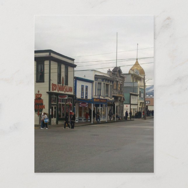 Skagway, Alaska Postkarte (Vorderseite)