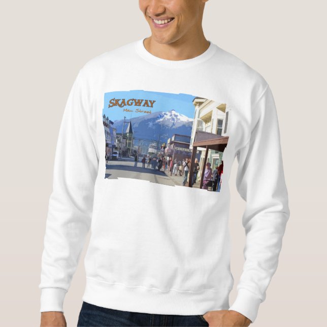 Skagway grundlegendes Sweatshirt (Vorderseite)