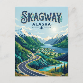 Skagway USA Postkarte