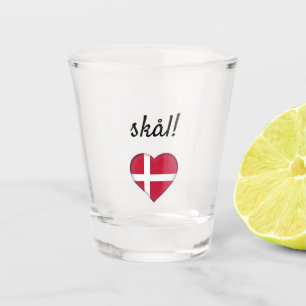 skål (dänischer Toast) Schnapsglas