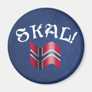 Skal! Norwegisch Magnet