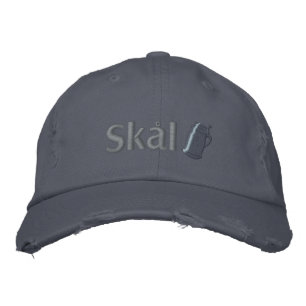 Skal! Skandinavischer Toast Bestickte Baseballkappe