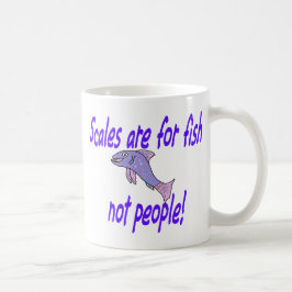 Skala für Fische Kaffeetasse