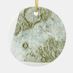 Skala-Monddiagramm des 1:000 000 Keramikornament