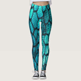 Skalen der Mode-Leggings, in auf den Strand Leggings