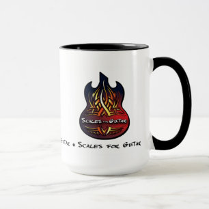 Skalen für Gitarre Kaffee-Tasse Tasse
