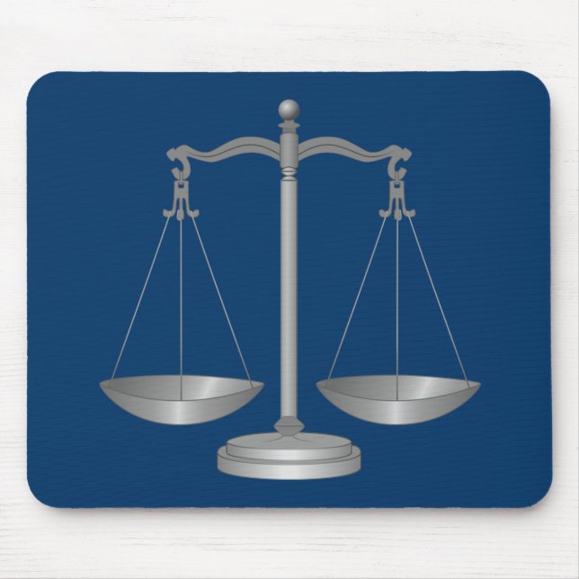 Skalen von Gerechtigkeit Mousepad (Vorne)