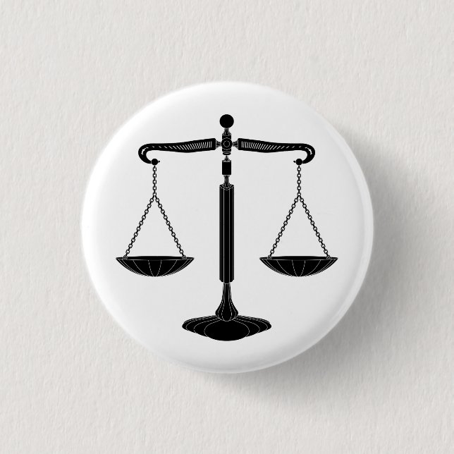 Skalen von Gerechtigkeit | nobel Button (Vorderseite)