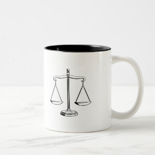 Skalen von Gerechtigkeit - Tasse