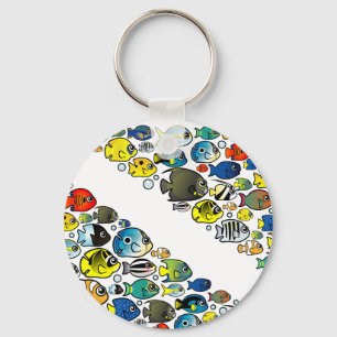 Skalierbare Taucherabwärtsflagge Schlüsselanhänger