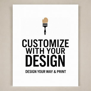 Skalierbares 8 x 10"-Blank-Ereignisanzeige-Zeichen Poster