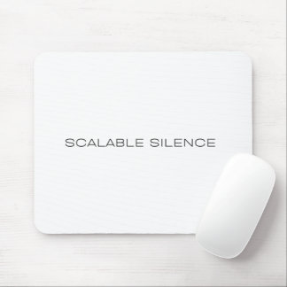 Skalierbares Schweigen Minimalistisches Büro-Mausp Mousepad