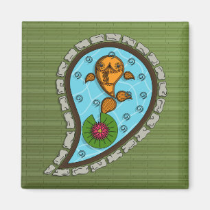 Skaliert das Goldfish Magnet