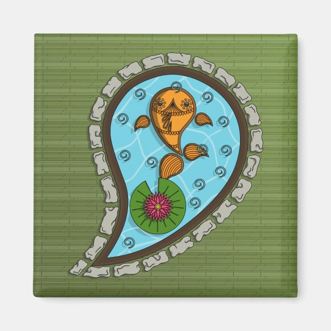 Skaliert das Goldfish Magnet (Vorne)