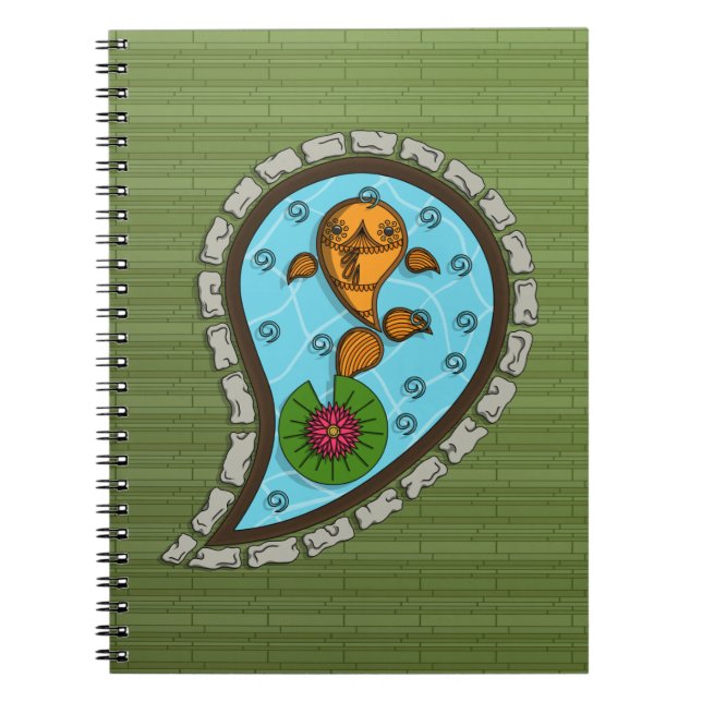 Skaliert das Goldfish-Notebook Notizblock (Vorderseite)