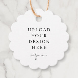 Skalierte Round Circle Fevor Tag, 1.74" Geschenkma Geschenkanhänger