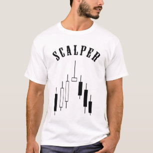 Skalper Business Graph Schwarz/Weiß T-Shirt