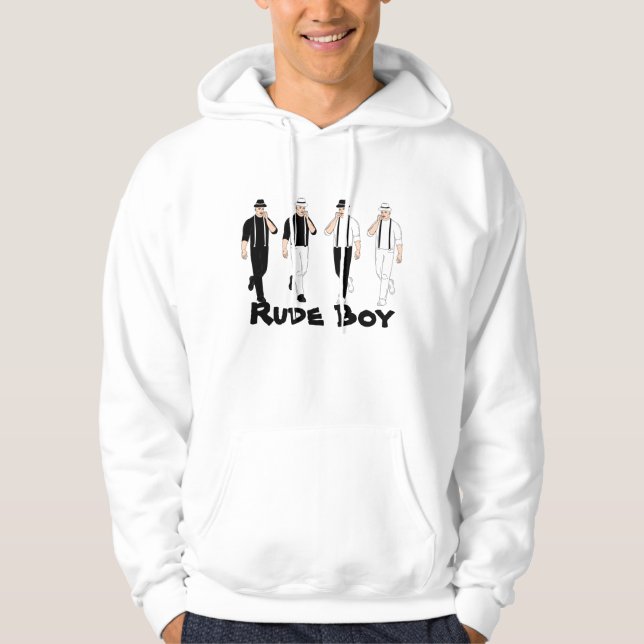 skamen, unhöflicher JungeHoodie Hoodie (Vorderseite)