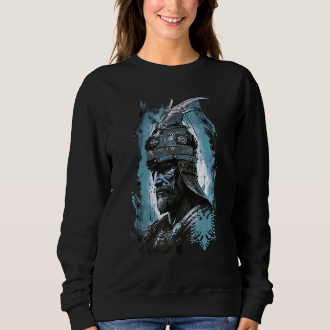 Skanderbeg Albania and Kosovo flag for a proud Alb Sweatshirt (Vorderseite)