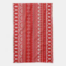 Skandinavian Red Jumper Geschirrtuch