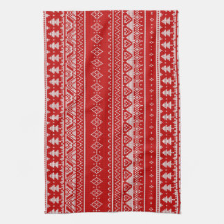 Skandinavian Red Jumper Geschirrtuch