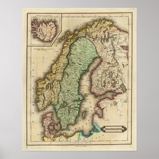 Skandinavien 3 poster (Vorne)