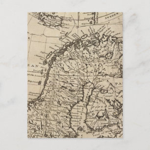 Skandinavien 4 postkarte