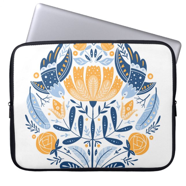 Skandinavien Kunst, Dichtung und Musik Laptopschutzhülle (Vorderseite)