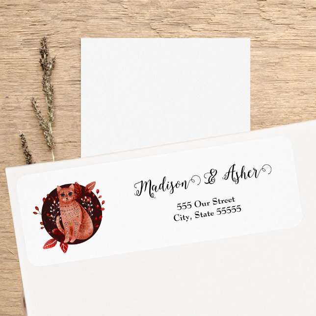 Skandinavien Kunst Katze Wasserfarben Lustration (Von Creator hochgeladen)