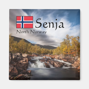 Skandinavien Landschaftliches Foto Magnet