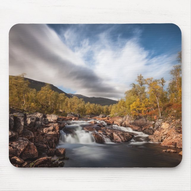 Skandinavien Landschaftliches Foto Mousepad (Vorne)