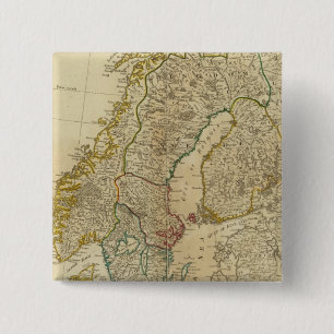 Skandinavien Nord-Staaten Button