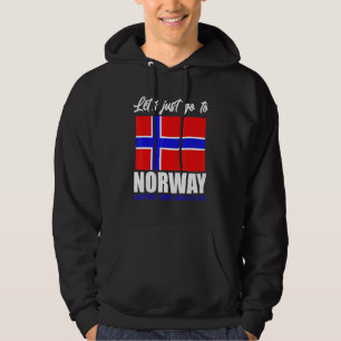 Skandinavien Norwegische Flagge Nordisches Land Hoodie