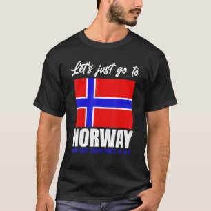 Skandinavien   Norwegische Flagge Nordisches Land  T-Shirt