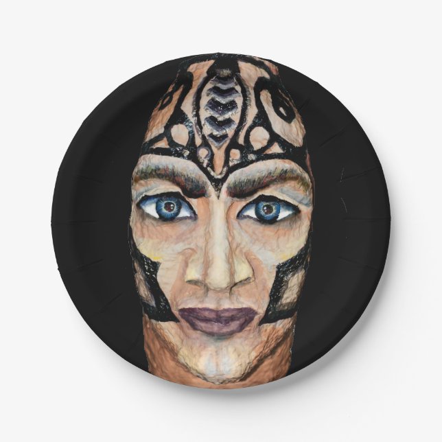 Skandinavien Pappteller (Vorderseite)