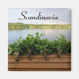 Skandinavien Saunabad Whisky Magnet