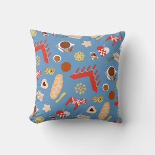 Skandinavien/Schweden Jul Weihnachtsgebäck Design Kissen