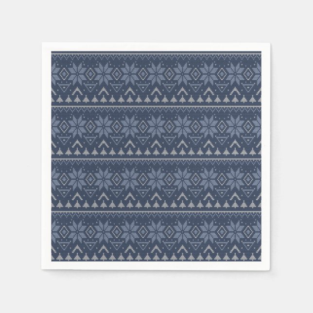 Skandinavien, Stricken Serviette (Vorderseite)