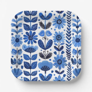 Skandinavienblüte Pappteller
