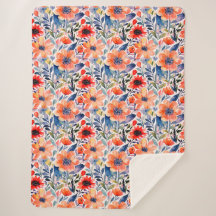 Skandinavier Blumensherpa Blanket