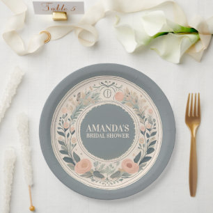 Skandinavier Boho Floral Pappteller