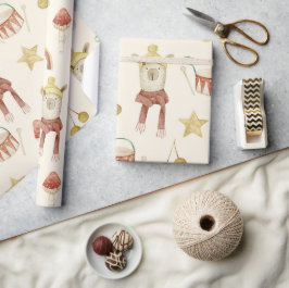 Skandinavier Boho Kinderzimmer Bear Geschenkpapier
