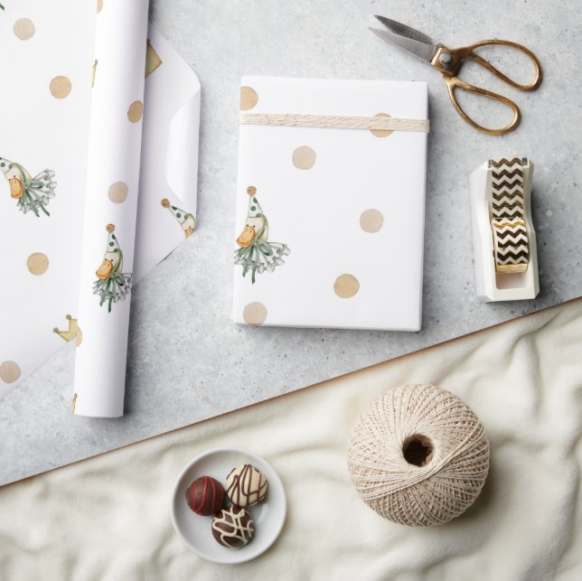 Skandinavier Boho Kinderzimmer Duck Geschenkpapier (Kunsthandwerk)