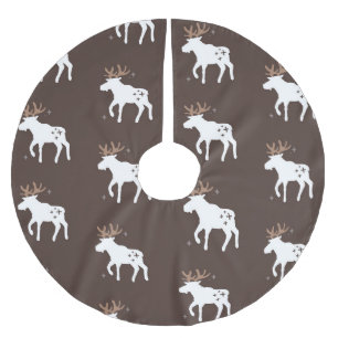 Skandinavier Chic: Vintage nahtlose Muster Polyester Weihnachtsbaumdecke